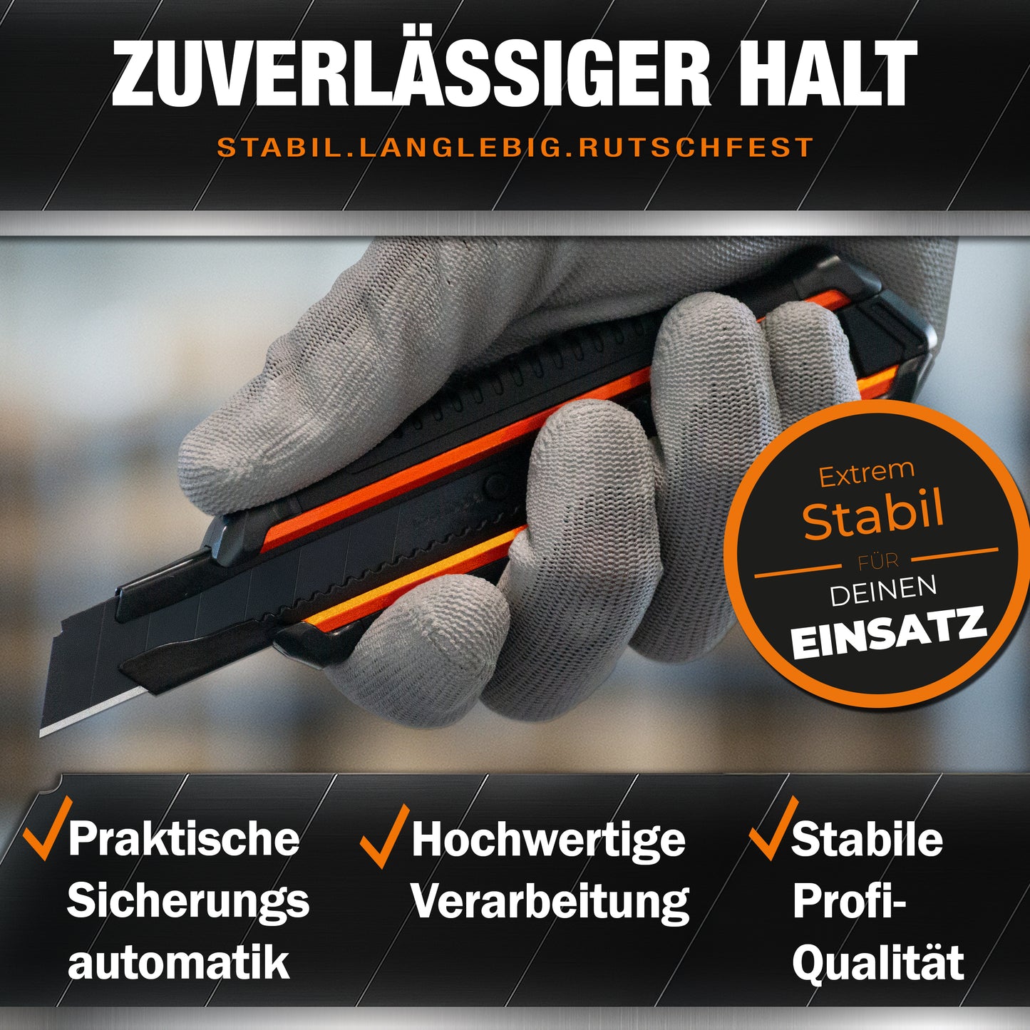 Cuttermesser Set mit Ersatzklingen