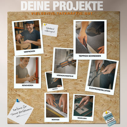 Cuttermesser Set mit Ersatzklingen